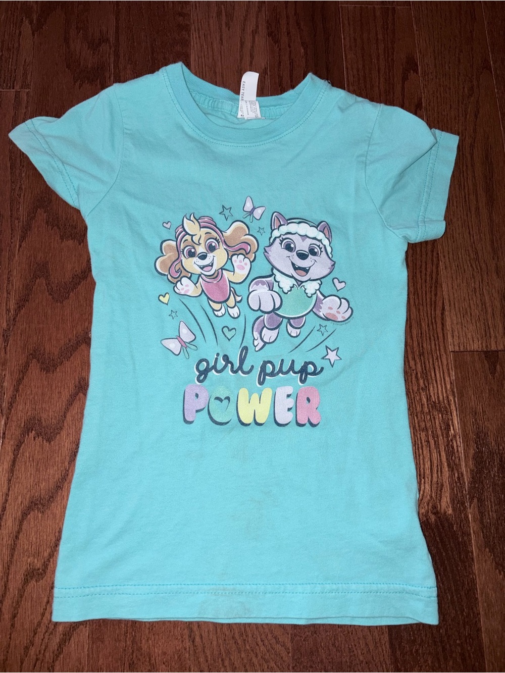 Paw Patrol Teal 'Girl Pup Power' Short Sleeve Tee